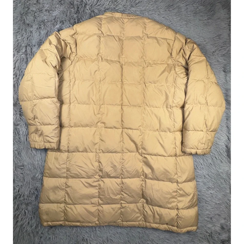 Eddie‎ Bauer Men's 2XL WeatherEdge Parka Tan Down Jacket Quilted Puffer Coat XXL